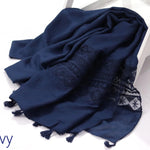 Embroidered Lace Hijabs -