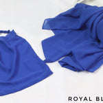 Luxury Niqab & Hijab Set - Royal Blue