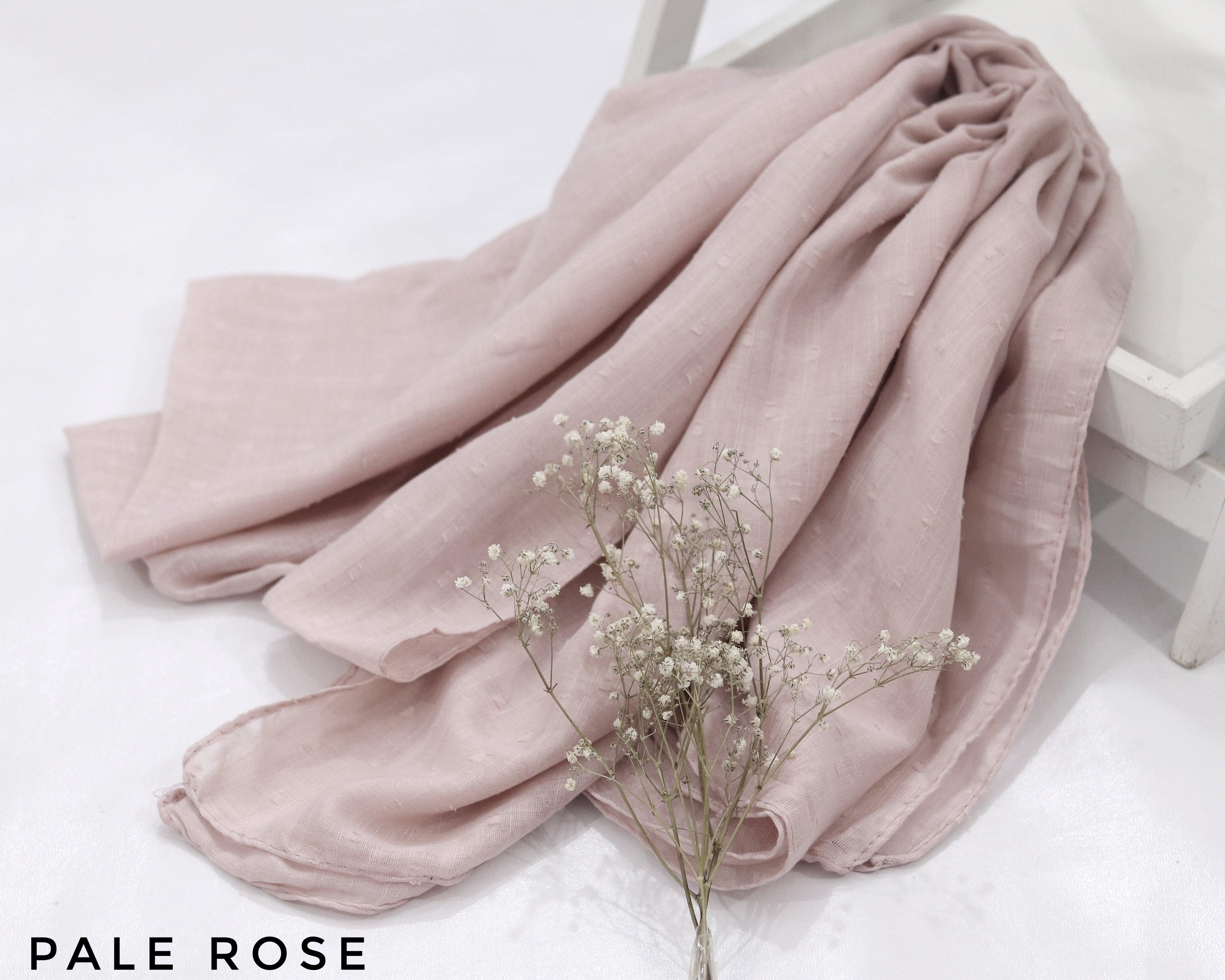 Plumetis Self Viscose - Pale Rose -