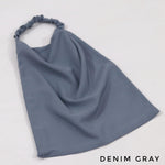 Elastic Half Niqab - Denim Gray