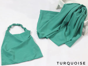 Luxury Niqab & Hijab Set - Turquoise