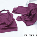 Luxury Niqab & Hijab Set - Velvet Plum