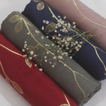 Floral Block Print - Anchor -
