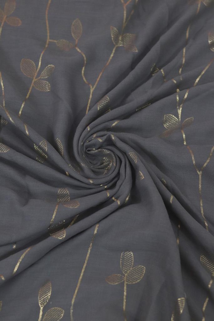 Floral Block Print - Anchor -