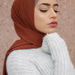 Luxury Hijab Box With 6 Different Fabrics 'Velvet Teddy' -