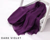 Dark Violet Turkish Viscose Hijab close-up of smooth Turkish viscose texture.