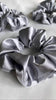 Silk Scrunchie - Silver Grey -