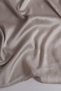 Signature Textured Satin - Silver -