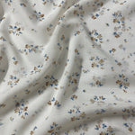 Floral Georgette - Silver Blossom -