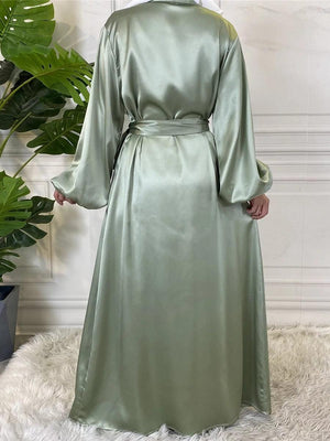 Luxury Silk Kimono - Mint -