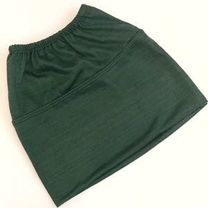 Plain Bonnet Cap - Emerald -