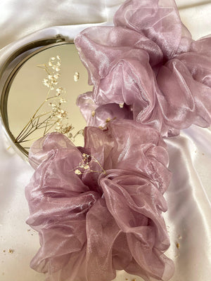 XXL Organza Scrunchie - Lilac -