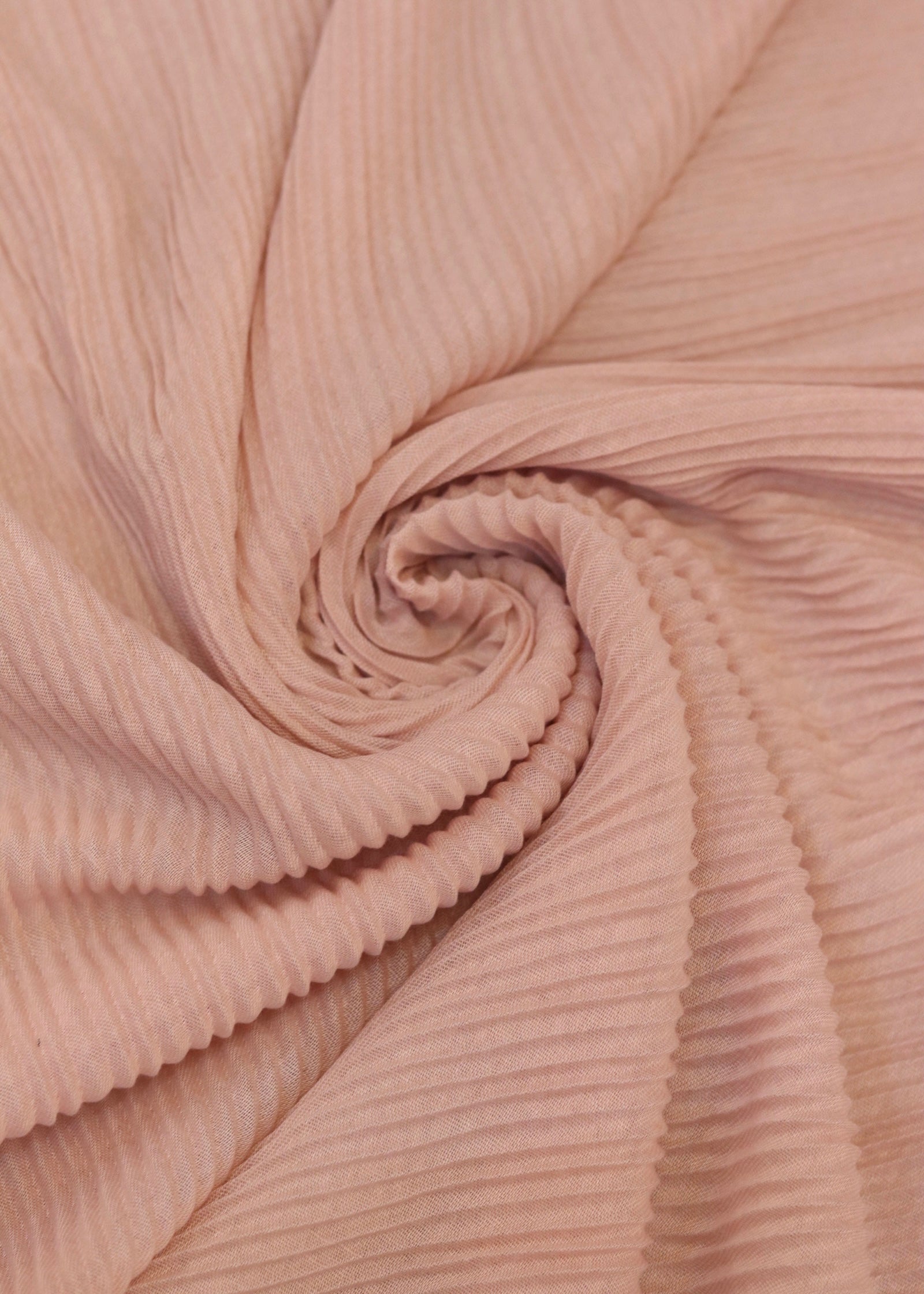 Pleated Viscose - Pale Pink