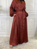 Luxury Silk Kimono - Rustic Copper -