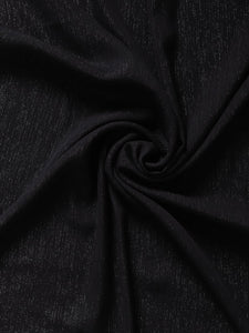 Glitter Georgette - Black
