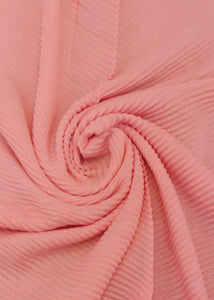 Pleated Viscose - Rose Shadow