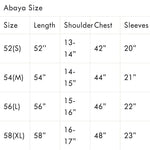 Basic 3 Pcs Kimono Abaya - Charcoal -