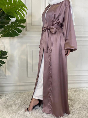 Luxury Silk Kimono - Rosewood -