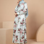 Serenity Floral Dress In Mint