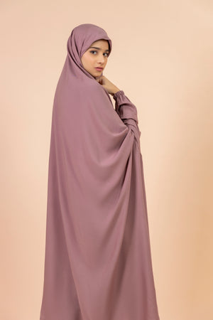 Full Coverage Namaz Chadar - Deep Mauve