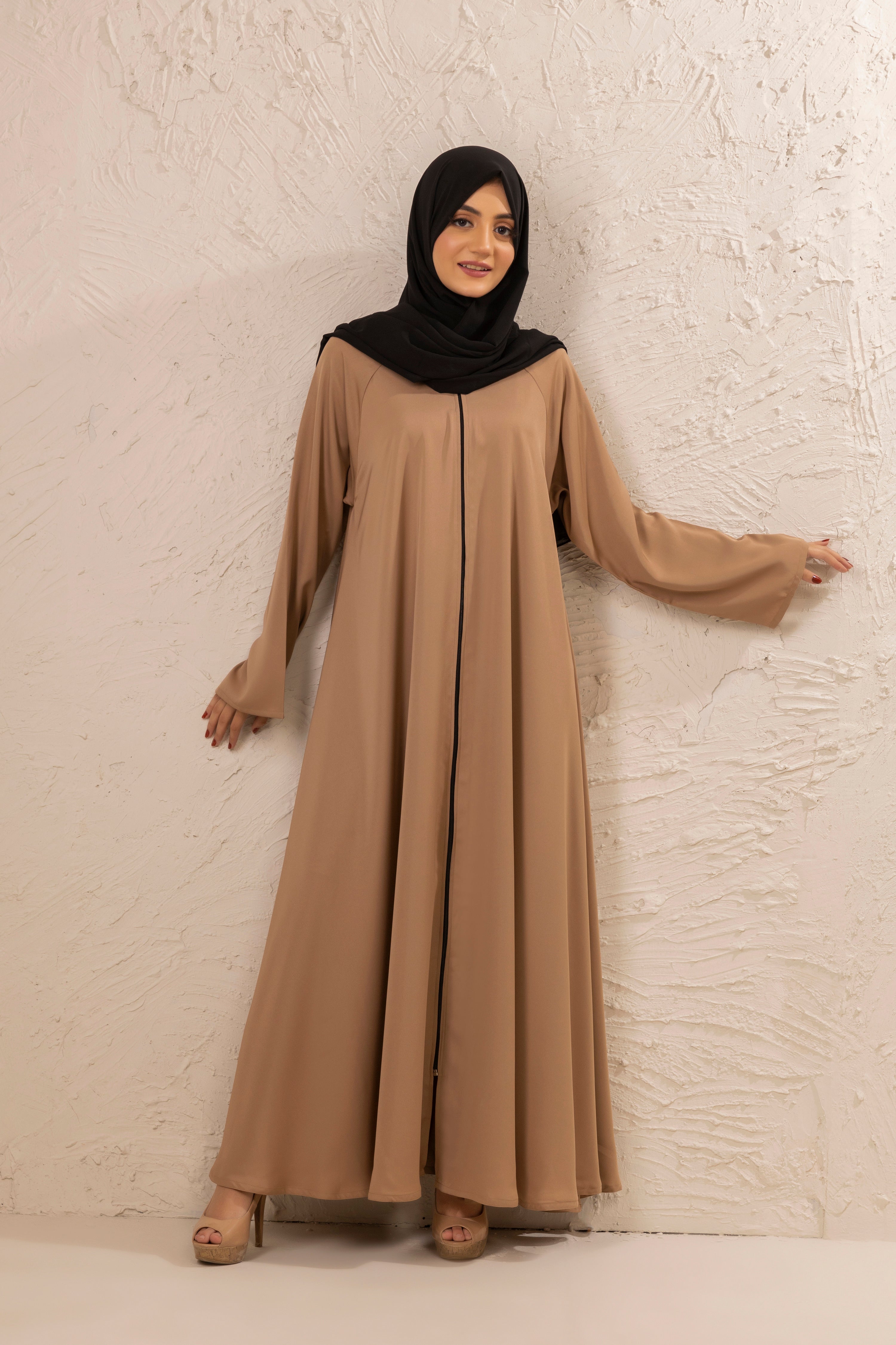 Essential Abaya In Sand Biege