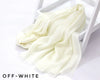 Off White Turkish Viscose Hijab close-up of smooth Turkish viscose texture.