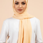 Premium Georgette - Pancake Georgette Hijab close-up of smooth georgette fabric texture.